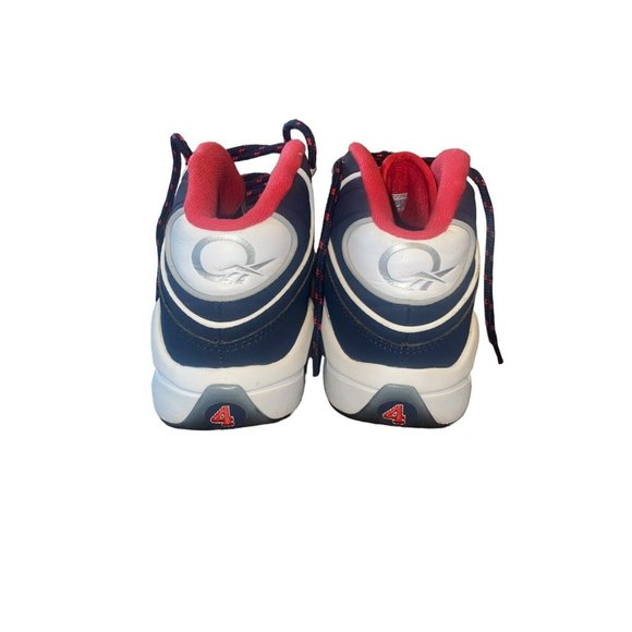 Reebok Question Mid USA Olympic Red White Blue Men's Basketball Iverson Size 5.5 - Picture 3 of 6